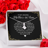 To My Amazing Mother In Law Necklace - I feel so lucky to have you in my life, Gift for Mother In Law, Mother's Day Gift, Alluring Beauty Necklace - TGV