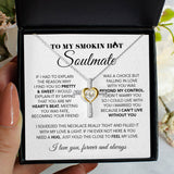 To My Beautiful Soulmate, Wife Necklace Gift - I would use my last breath to say I love you My Baby Girl Love Knot, Alluring Beauty, Sunflower, Turtle Necklace - 363A - TGV