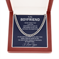 To My Boyfriend Necklace - You are my best friend, my soulmate, my everything Cuban Link Chain Necklace XL007I - TGV