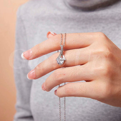 To My Boyfriend's Mom - Future Mother-in-law - You've given me a gracious man, with whom I share my life Alluring Beauty Necklace 104C - TGV