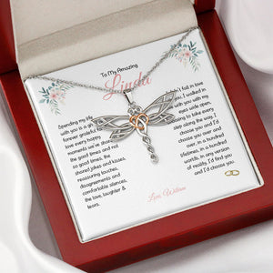 To My Wife, Soulmate Necklace Gift spending my life with you is a gift i am forever grateful for - Love Knot, Alluring Beauty, Sunflower, Turtle Necklace Girlfriend Gift - 364A - TGV