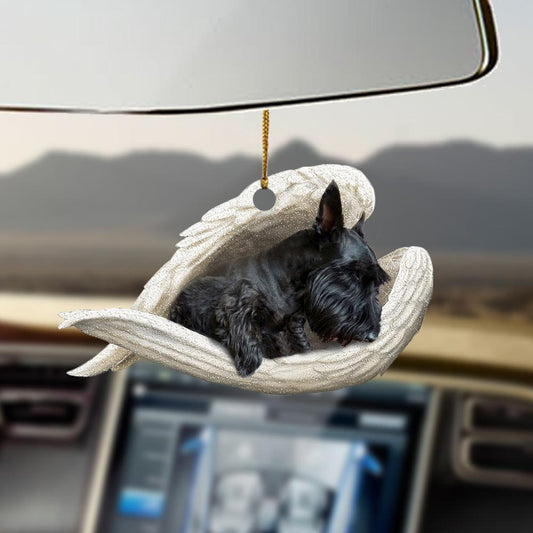 Godmerch- Ornaments- Scottish terrier sleeping angel scottish terrier lovers dog lovers ornament