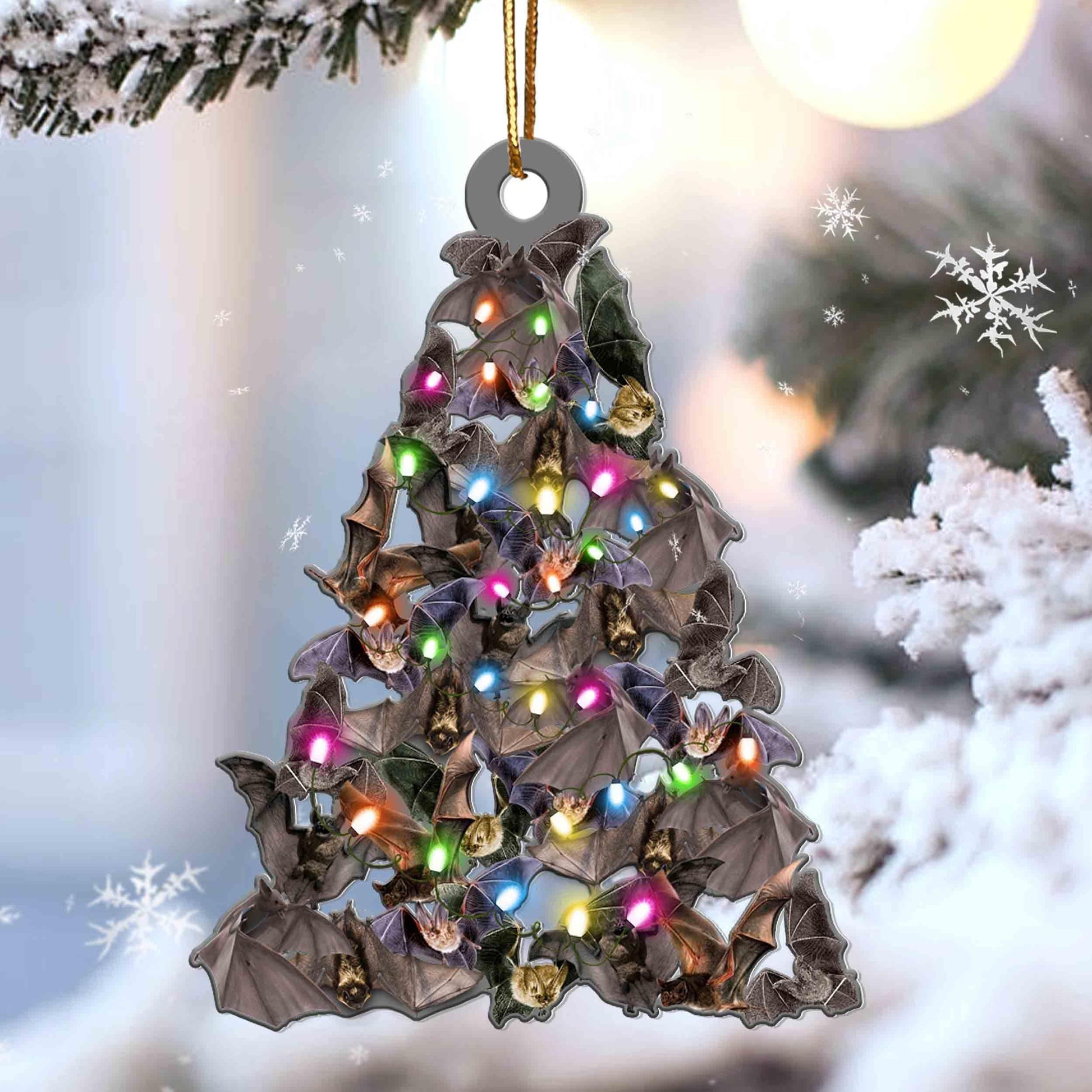 Bat Lovely Tree Gift For Bat Lover Ornament