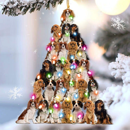 Cavalier King Lovely Tree Gift For Cavalier Lover Gift For Dog Mom Ornament