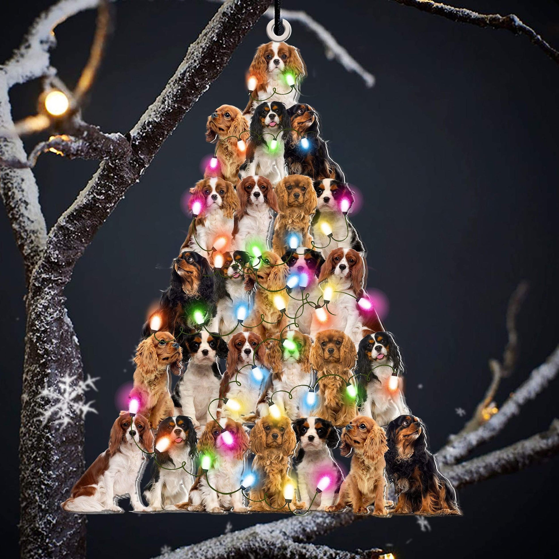 Cavalier King Lovely Tree Gift For Cavalier Lover Gift For Dog Mom Ornament