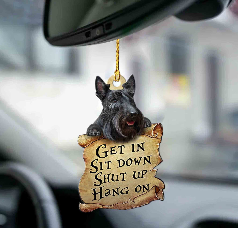 Scottish Terrier Get In Scottish Terrier Lover Dog Moms Two Sided Ornament Christmas Gift Godmerch