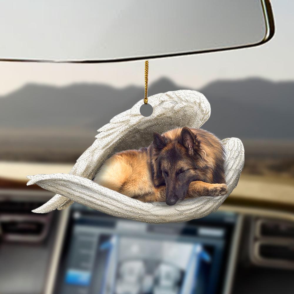Belgian Shepherd Sleeping Angel Belgian Shepherd Lovers Dog Moms Ornament
