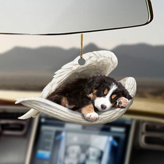 Bernese Mountain Sleeping Angel Bernese Mountain Lovers Dog Lovers Ornament