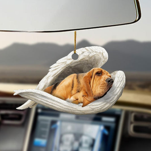 Bloodhound Sleeping Angel Bloodhound Lovers Ornament