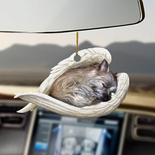Cairn Terrier Sleeping Angel Cairn Terrier Lovers Dog Moms Ornament