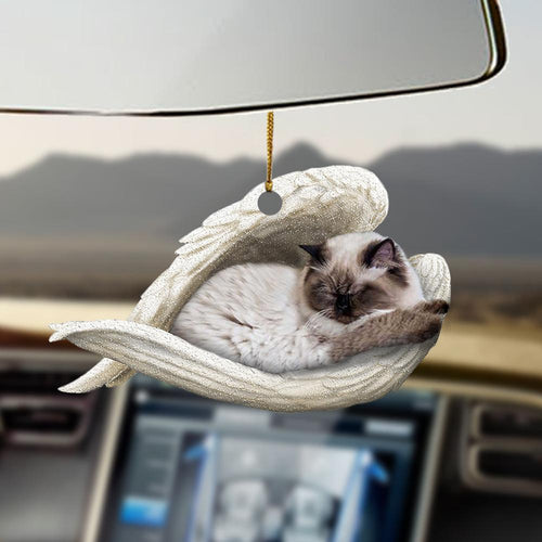 Godmerch- Ornaments- Himalayan sleeping angel Himalayan lovers cat lovers ornament, Dog Ornaments, Car Ornaments