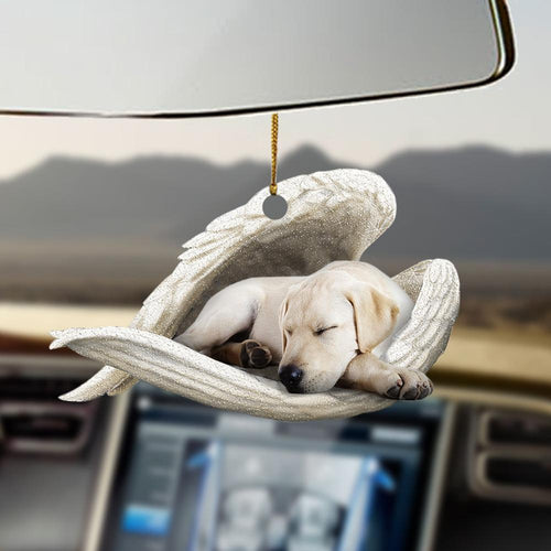 Godmerch- Ornaments- Labrador retriever sleeping angel labrador retriever lovers dog moms ornament