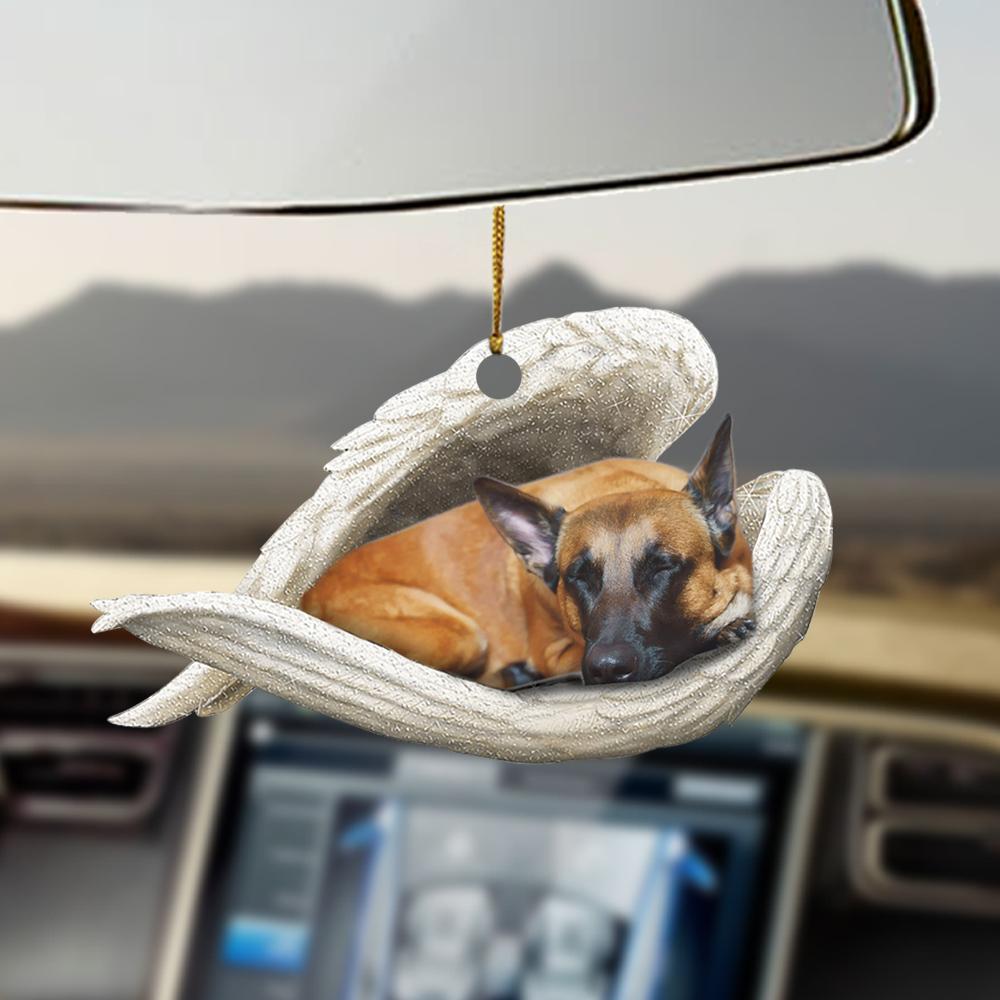 Malinois Dog Sleeping Angel Malinois Dog Lovers Dog Moms Ornament
