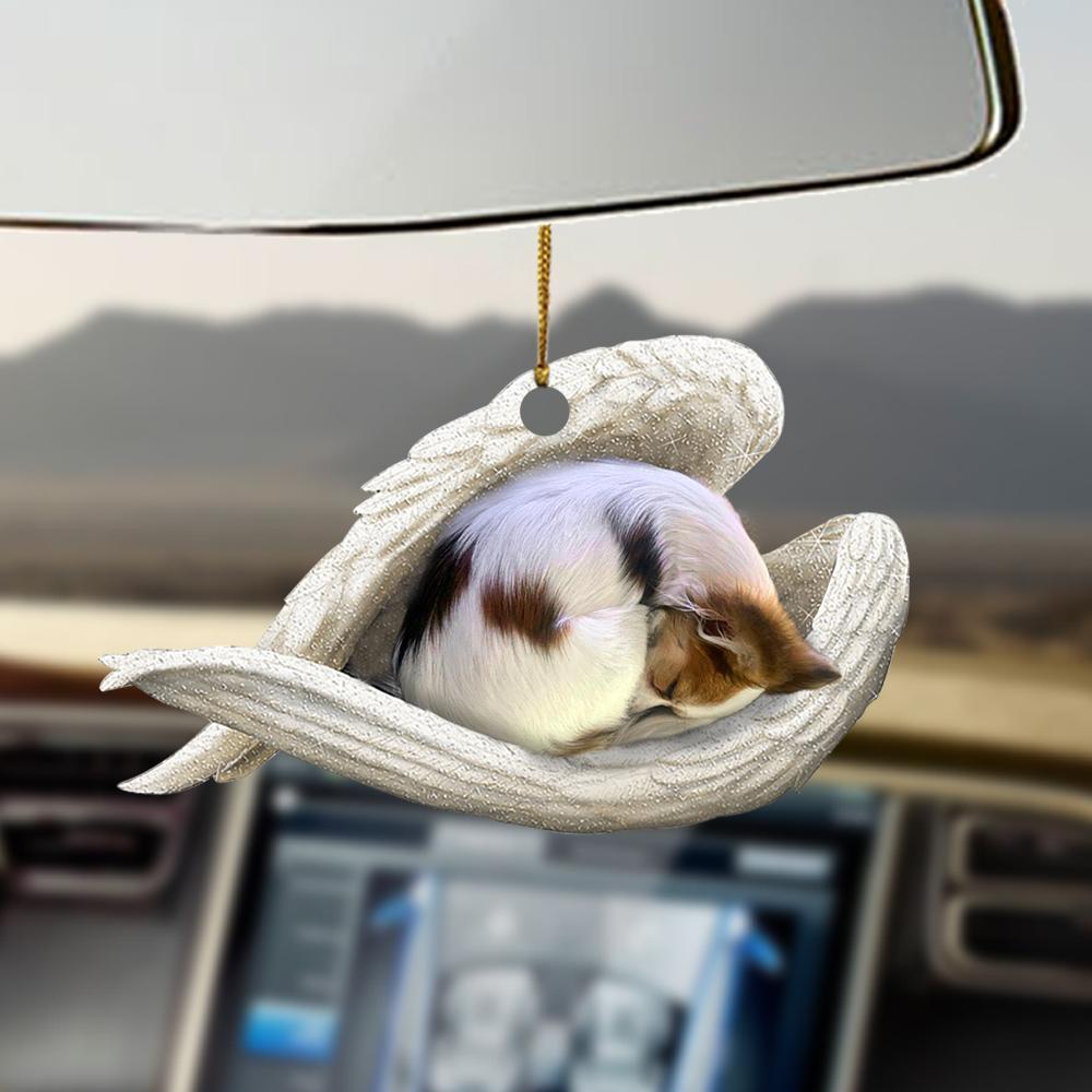 Godmerch- Ornaments- Papillon sleeping angel papillon lovers dog moms ornament, Dog Ornaments, Car Ornaments
