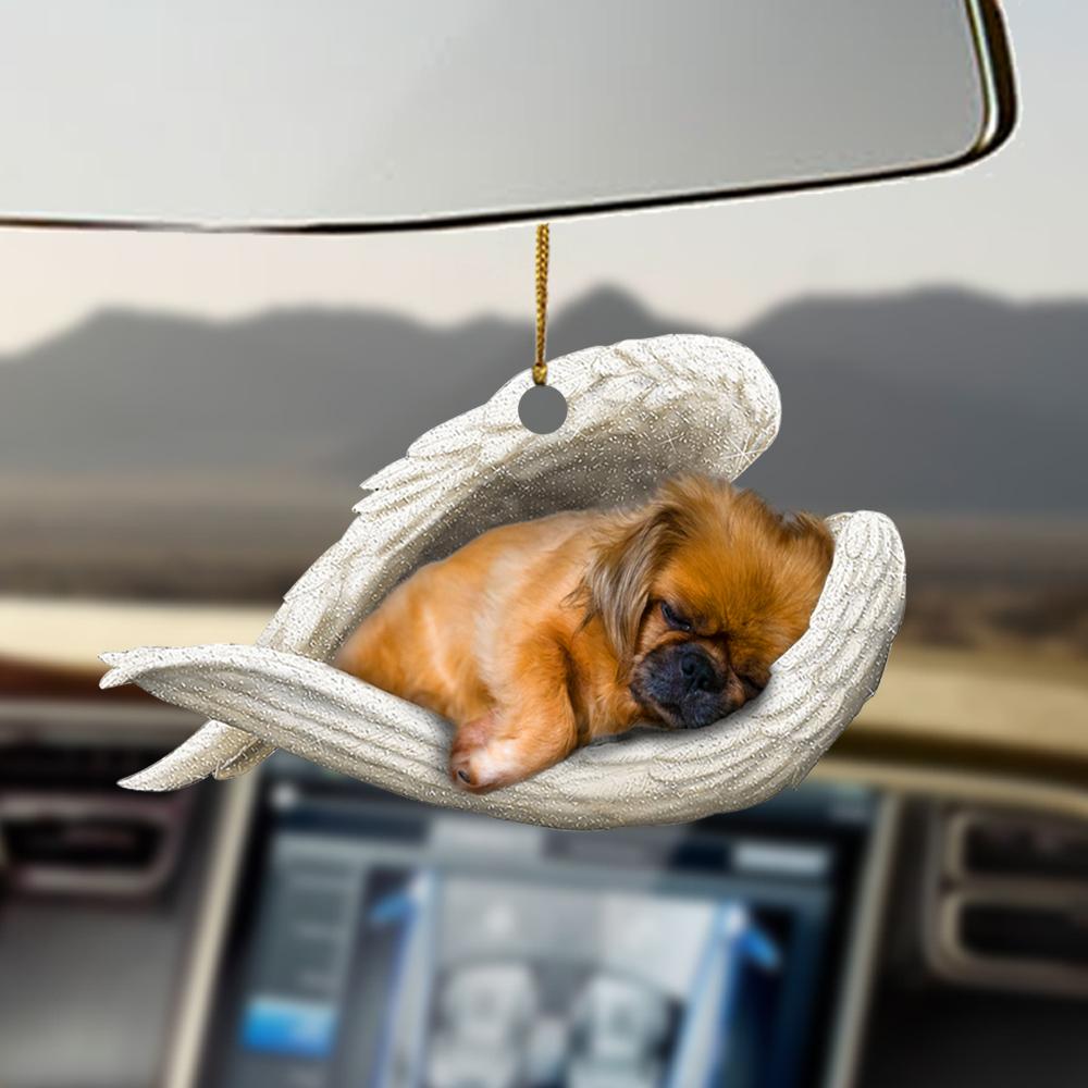 Godmerch- Ornaments- Pekingese sleeping angel Pekingese lovers dog moms ornament, Dog Ornaments, Car Ornaments