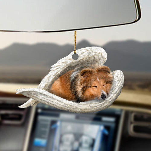 Sheltie Sleeping Angel Sheltie Lovers Dog Lovers Ornament