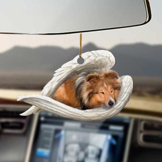 Sheltie Sleeping Angel Sheltie Lovers Dog Lovers Ornament
