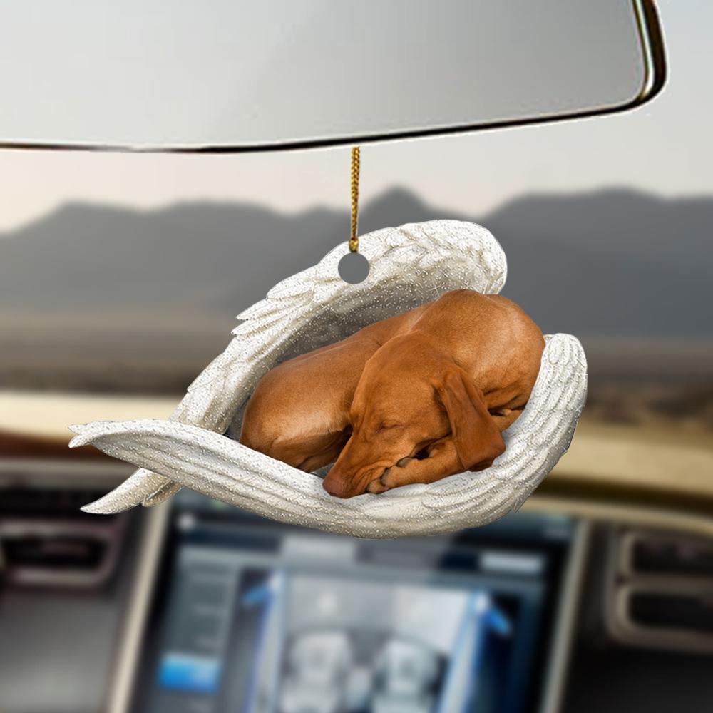 Godmerch- Ornaments- Vizsla sleeping angel vizsla lovers dog moms ornament, Dog Ornaments, Car Ornaments
