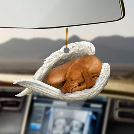 Godmerch- Ornaments- Vizsla sleeping angel vizsla lovers dog moms ornament, Dog Ornaments, Car Ornaments