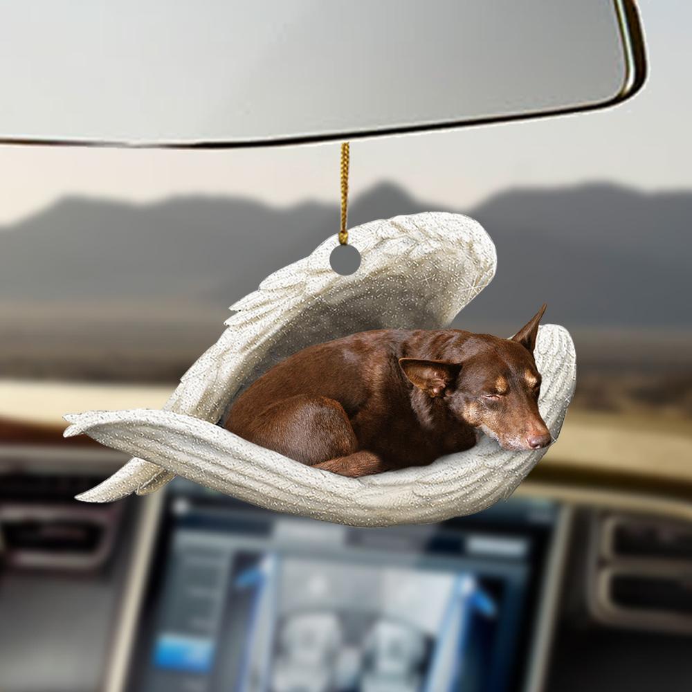 Godmerch- Ornaments- Australian Kelpie sleeping angel Australian Kelpie lover dog moms ornament