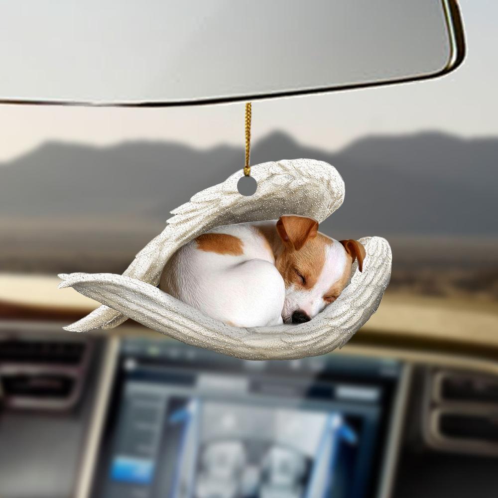 Jack Russell Terrier Sleeping Angel Jack Russell Terrier Lovers Dog Moms Ornament Cus Tjl