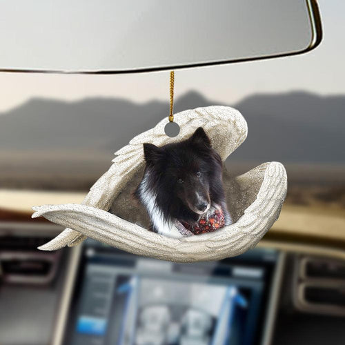 Godmerch- Ornaments- Sheltie sleeping angel for Sheltie lover dog mom ornament, Dog Ornaments, Car Ornaments