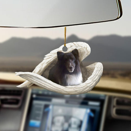 Godmerch- Ornaments- Sheltie sleeping angel Sheltie lover dog mom ornament, Dog Ornaments, Car Ornaments