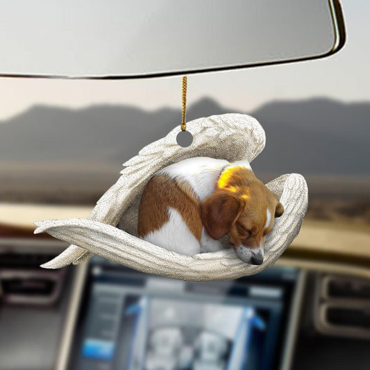 Godmerch- Ornaments- Dog sleeping angel dog lovers ornament, Dog Ornaments, Car Ornaments