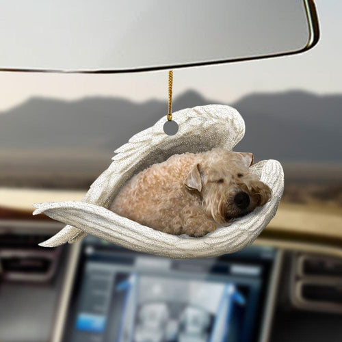 Wheaten Terrier Sleeping Angel Wheaten Terrier Lovers Dog Moms Ornament