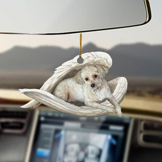 Chinese Crested Powderpuff Sleeping Angel Chinese Crested Powderpuff Lovers Dog Moms Ornament Cus Tjl
