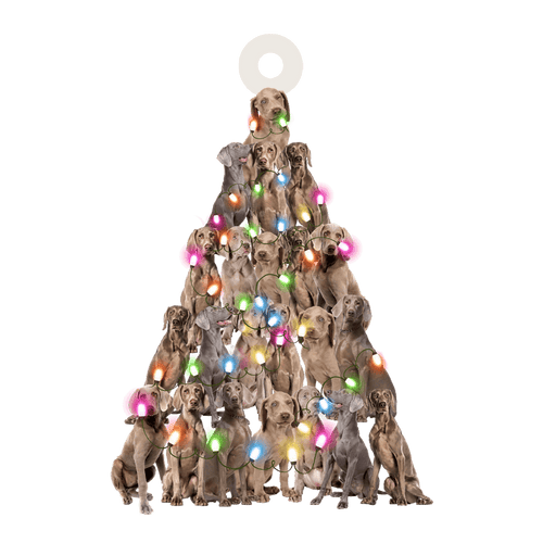Weimaraner Lovely Tree Gift For Weimaraner Lover Gift For Dog Lover Ornament