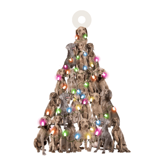 Weimaraner Lovely Tree Gift For Weimaraner Lover Gift For Dog Lover Ornament