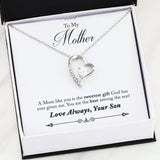 Forever Love Necklace - To My Mother - Forever Love - The Best Among The Rest Gift For Wife For Mom Gift