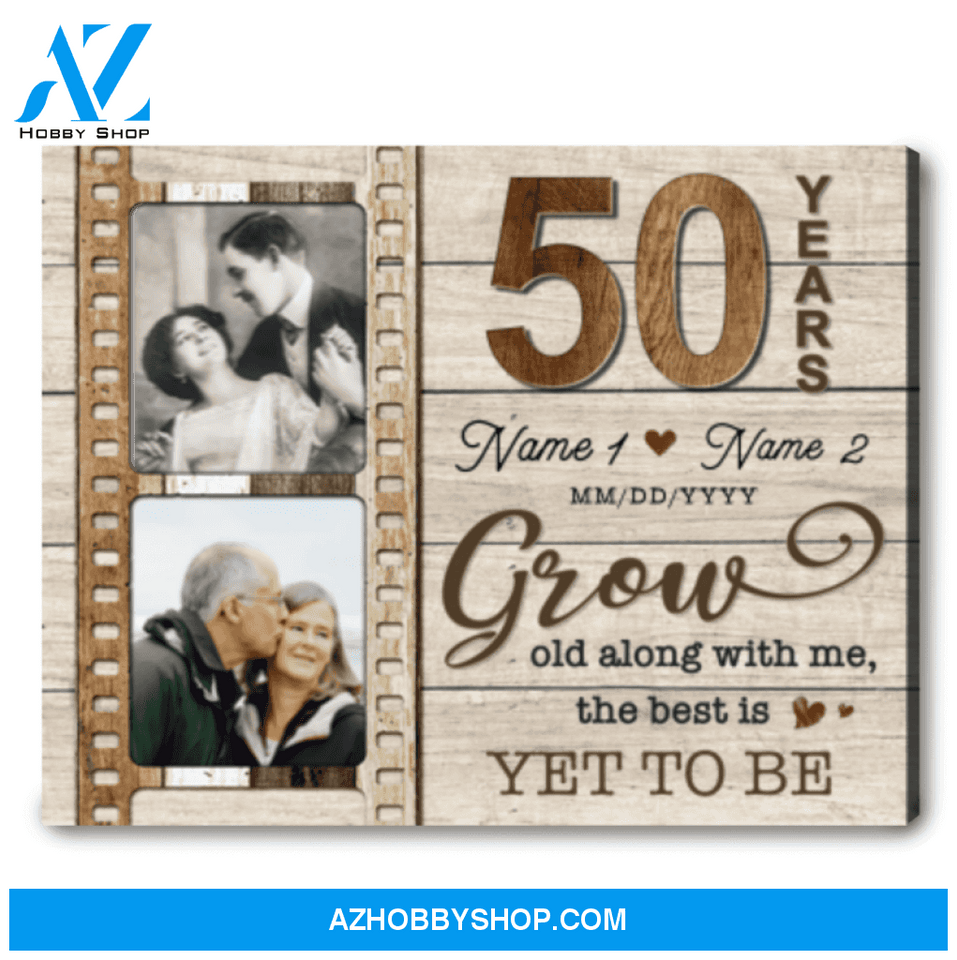 50th Anniversary Gift For Parents Golden Wedding Anniversary Gift