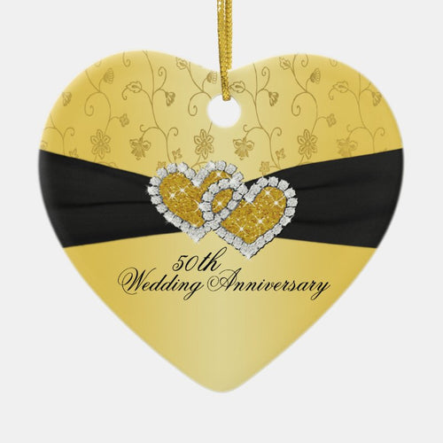 50Th Wedding Anniversary Keepsake Ornament