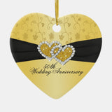 50Th Wedding Anniversary Keepsake Ornament