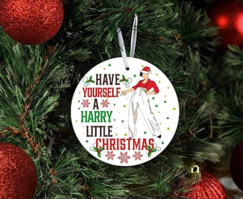 Have Yourself A Harry Little Christmas Ornament, Commemorative Ornaments Porcelain Keepsake For Family Friends Home Hanging Present 3