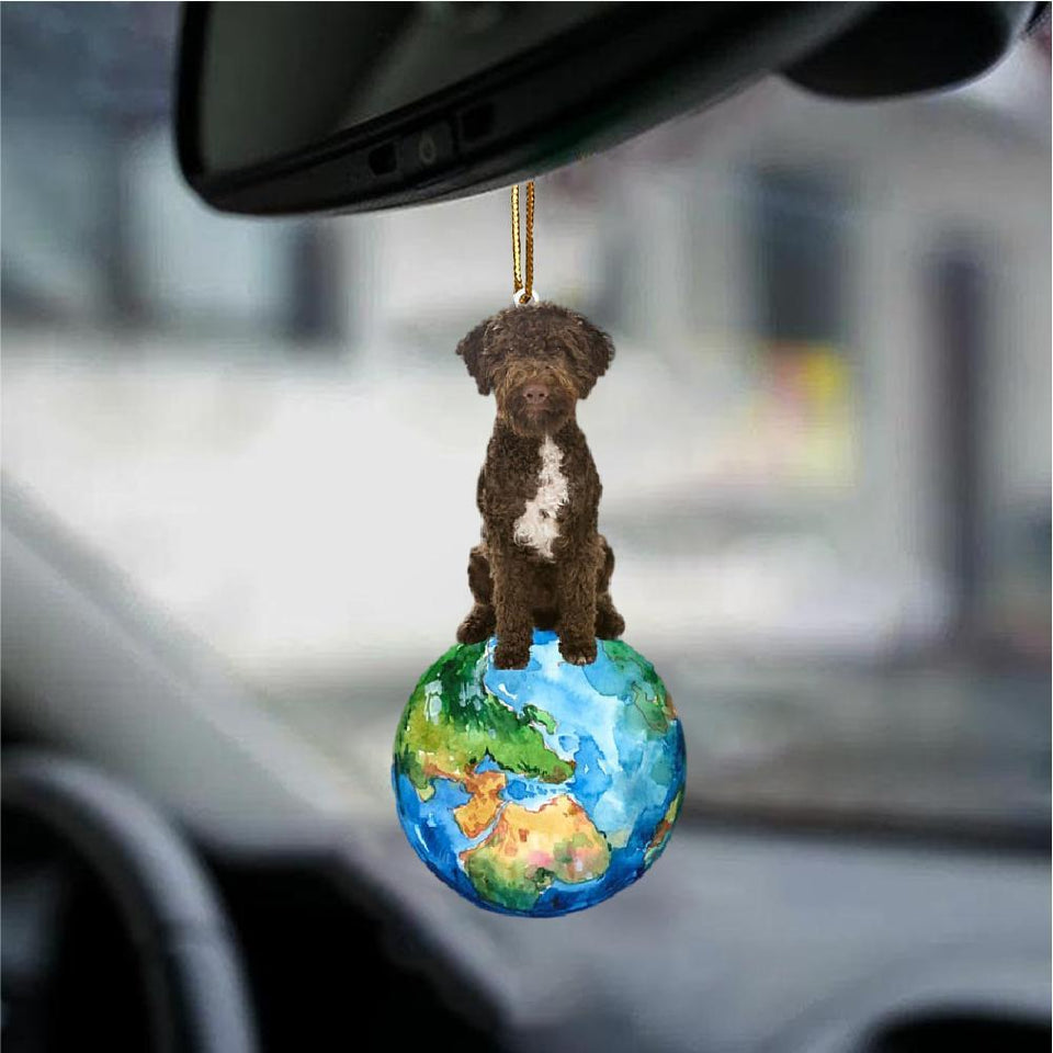 Lagotto Romagnolo-Around My Dog-Two Sided Ornament