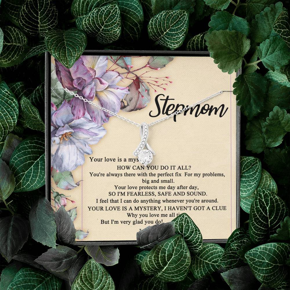 StepMother Necklace Your love Is a mystery, I haven't got a clue Alluring Beauty Necklace XL045F