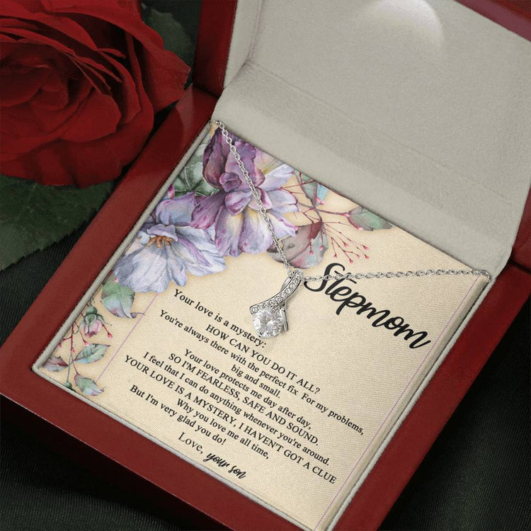 StepMother Necklace Your love Is a mystery, I haven't got a clue Alluring Beauty Necklace XL045F - TGV