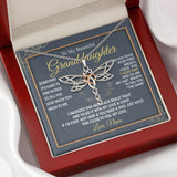 To My Beautiful Daughter Granddauter Necklace Gift From Mom Dad Grandma Papa - I'd use the last breath to tell you I Love you - Personalized Love Knot, Eternal Hope, Alluring Beauty Necklace 052A - TGV