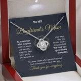 To My Boyfriend's Mom Necklace Gift - I am so honored to have met you Daughter-in-law to Mother-in-law GiftLove Knot, Alluring Beauty Necklace 069A - TGV