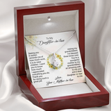 To My Daughter-In-Law - I am blessed three times over, Love Your Mother-In-Law, Birthday Gift, Alluring Beauty Necklace - TGV
