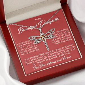 To My Daughter Necklace Gift - Personalized Granddaughter Necklace How Special You Are To Me Forever Love Knot, Eternal Hope, Alluring Necklace 060D - TGV