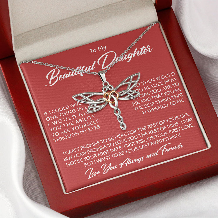 To My Daughter Necklace Gift - Personalized Granddaughter Necklace How Special You Are To Me Forever Love Knot, Eternal Hope, Alluring Necklace 060D - TGV