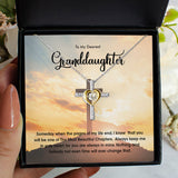 To My Dearest Granddaughter Necklace Gift - Daughter Necklace You will be one of the most beautiful chapters Love Knot, Alluring Beauty Necklace 068E - TGV