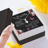 To My Mom Necklace Thank You For The Love And Support Alluring Beauty Necklace XL346A - TGV