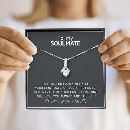 To My Soulmate Necklace - I Will Love You Always And Forever - Alluring Necklace - TGV