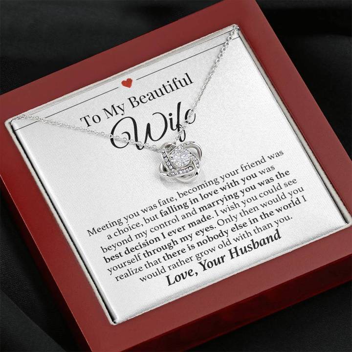 Wife Necklace Grow Old Together Forever Love Necklace - TGV