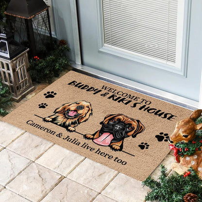 Dog - Welcome To Dog's House - Funny Personalized Dog Doormat